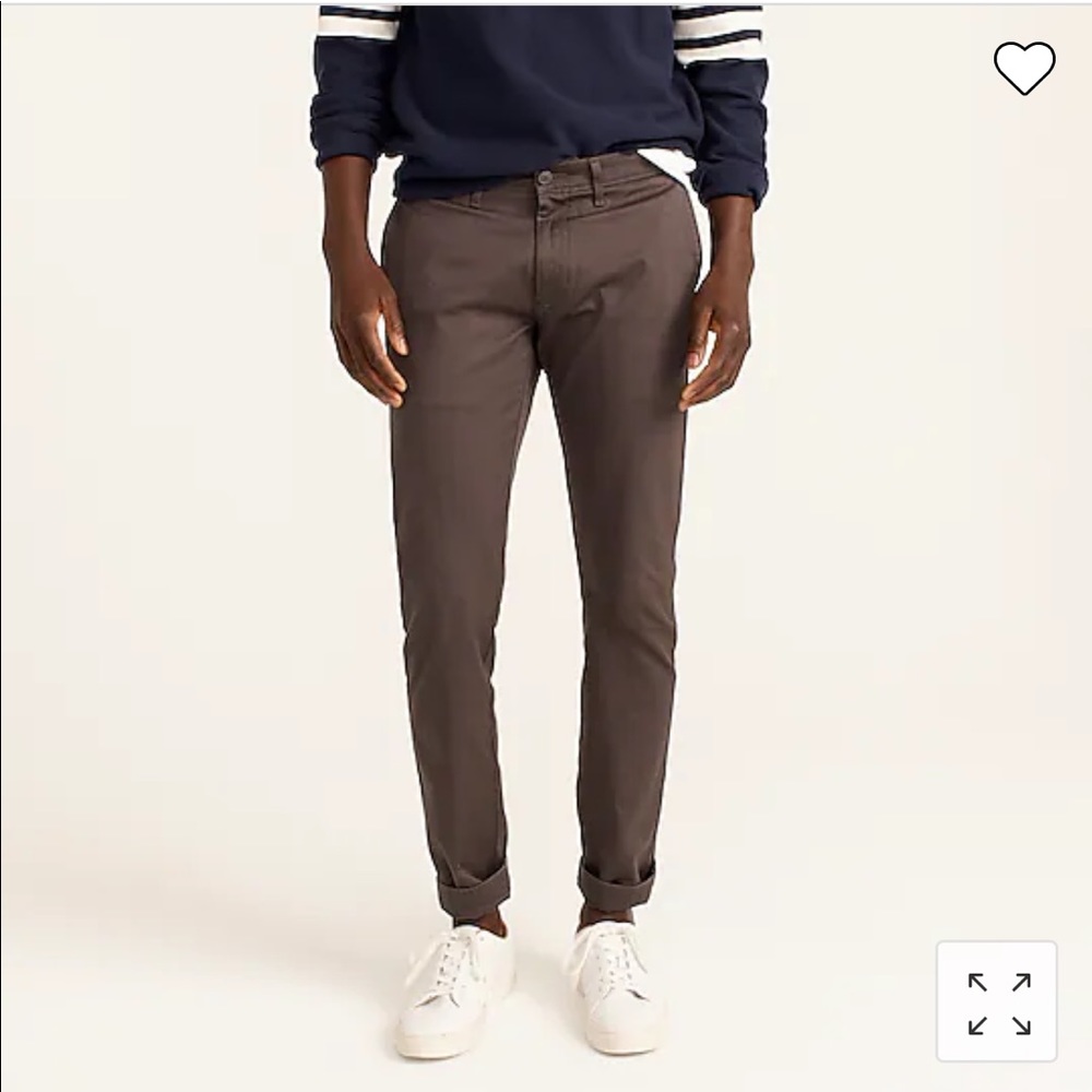 J Crew 484 Slimfit stretch Chino pants in gray w32 L30